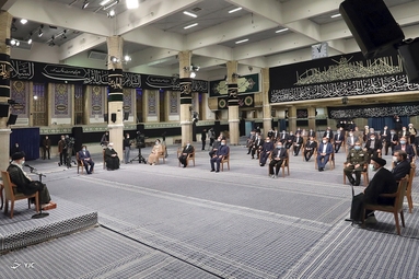 دیدار رئیس‌جمهور و اعضاء هیئت دولت با رهبر انقلاب
