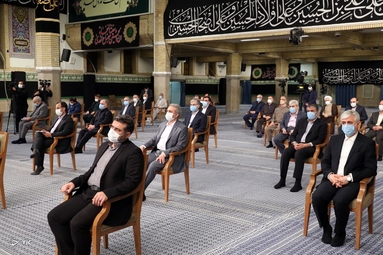 دیدار رئیس‌جمهور و اعضاء هیئت دولت با رهبر انقلاب
