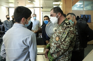 بازدید فرمانده نیروی پدافند هوایی ارتش از باشگاه خبرنگاران جوان