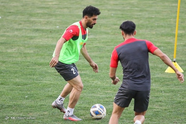 تمرین تیم فوتبال پرسپولیس