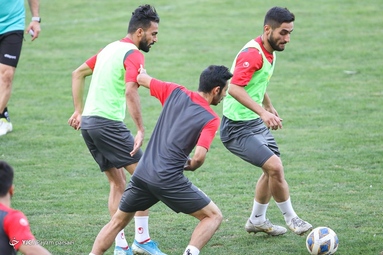 تمرین تیم فوتبال پرسپولیس