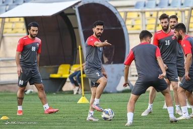 تمرین تیم فوتبال پرسپولیس