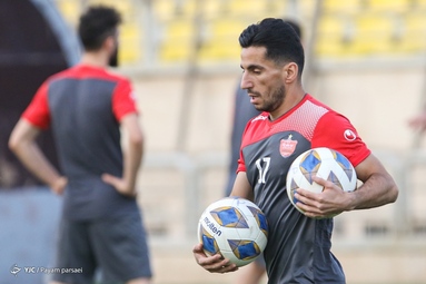 تمرین تیم فوتبال پرسپولیس
