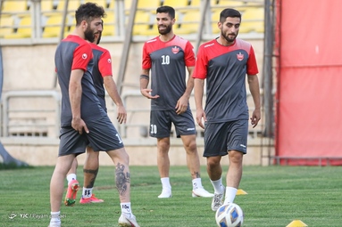 تمرین تیم فوتبال پرسپولیس