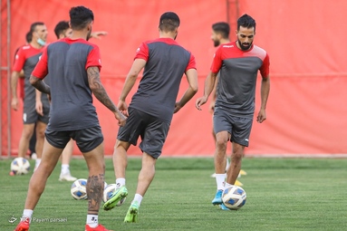 تمرین تیم فوتبال پرسپولیس