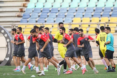 تمرین تیم فوتبال پرسپولیس