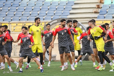 تمرین تیم فوتبال پرسپولیس