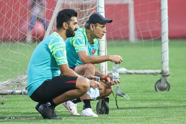 تمرین تیم فوتبال پرسپولیس