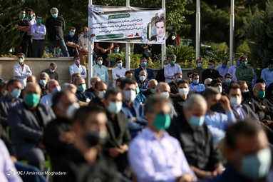 تشییع شهید مدافع سلامت «مهدی صادقی»