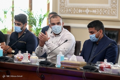 مراسم تقدیر از مدال آوران المپیک در مجلس