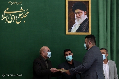 مراسم تقدیر از مدال آوران المپیک در مجلس