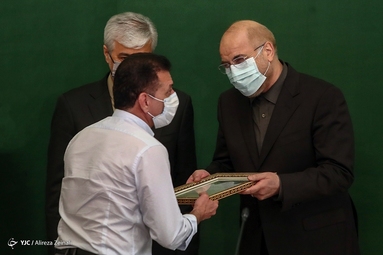 مراسم تقدیر از مدال آوران المپیک در مجلس