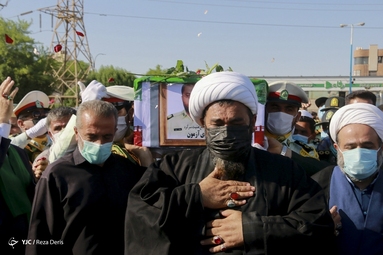 تشییع پیکر شهید مدافع وطن «مهدی آزمون» - آبادان