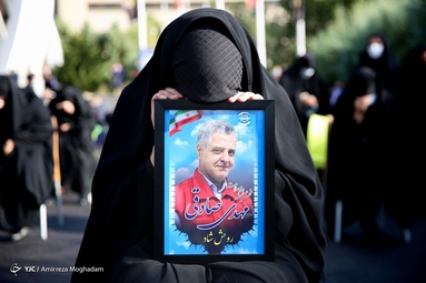 تشییع شهید مدافع سلامت «مهدی صادقی»