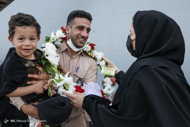 آیین استقبال از «ناوگروه ۷۵ نداجا»