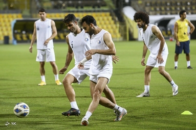 آخرین تمرین استقلال پیش از دیدار برابر الهلال - دبی