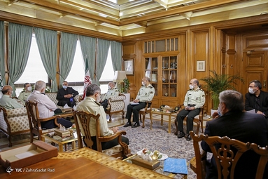 دیدار و گفتگوی شهردار تهران با سردار اشتری فرمانده نیروی انتظامی کشور