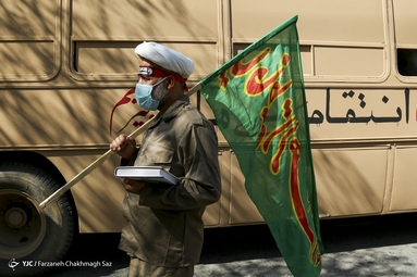 اعزام نمادین رزمندگان اسلام به جبهه - شیراز