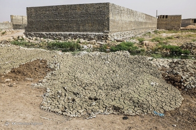 کوی سیاحی اهواز اسیر فاضلاب