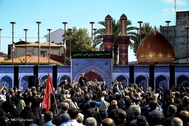 تجمع و عزاداری جاماندگان اربعین - رشت