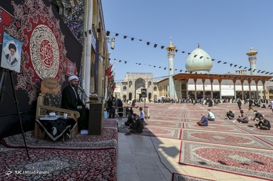 شاهچراغ چلّه نشین سوگ امام حسین (ع)