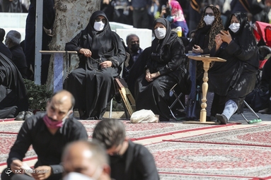 شاهچراغ چلّه نشین سوگ امام حسین (ع)