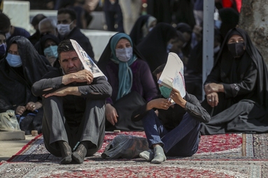 شاهچراغ چلّه نشین سوگ امام حسین (ع)