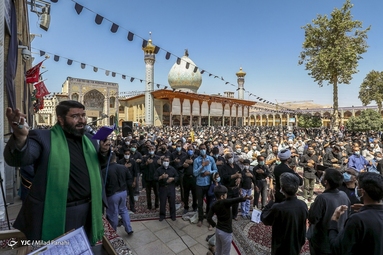 شاهچراغ چلّه نشین سوگ امام حسین (ع)