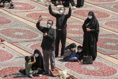 شاهچراغ چلّه نشین سوگ امام حسین (ع)