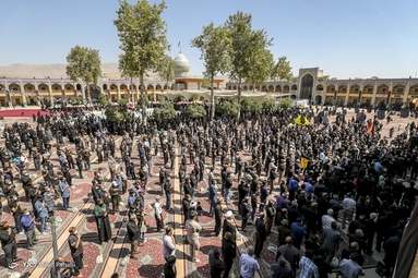 شاهچراغ چلّه نشین سوگ امام حسین (ع)