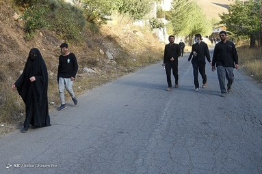 مراسم خاکسپاری علامه حسن زاده آملی