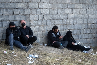 مراسم خاکسپاری علامه حسن زاده آملی