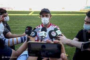 تمرین تیم فوتبال پرسپولیس تهران