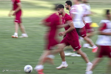 تمرین تیم فوتبال پرسپولیس تهران