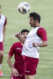 تمرین تیم فوتبال پرسپولیس تهران