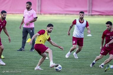 تمرین تیم فوتبال پرسپولیس تهران