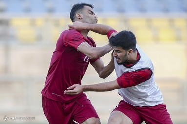 تمرین تیم فوتبال پرسپولیس تهران