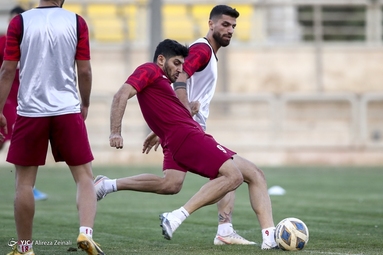 تمرین تیم فوتبال پرسپولیس تهران