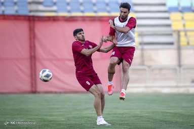 تمرین تیم فوتبال پرسپولیس تهران