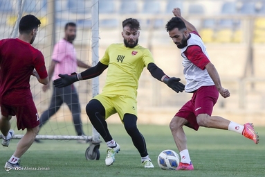 تمرین تیم فوتبال پرسپولیس تهران