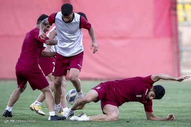 تمرین تیم فوتبال پرسپولیس تهران