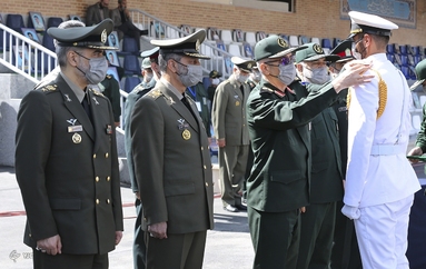 ارتباط تصویری فرمانده کل قوا با مراسم دانش‌آموختگی دانشجویان دانشگاه‌های افسری