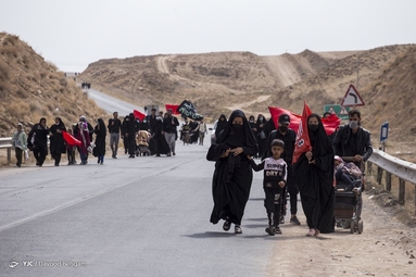 آیین پیاده روی به مشهد الرضا در پایان ماه صفر