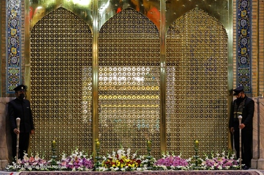 مراسم خطبه خوانی شب شهادت حضرت امام رضا (ع) - حرم مطهر رضوی