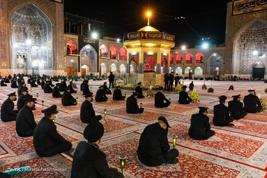 مراسم خطبه خوانی شب شهادت حضرت امام رضا (ع) - حرم مطهر رضوی
