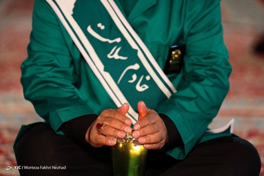 مراسم خطبه خوانی شب شهادت حضرت امام رضا (ع) - حرم مطهر رضوی