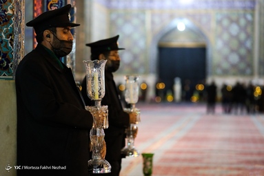 مراسم خطبه خوانی شب شهادت حضرت امام رضا (ع) - حرم مطهر رضوی