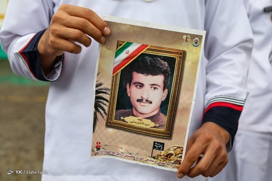مراسم تشییع پیکر شهید «سید فاضل مدنی» و شهید «محمود حسرتی»
