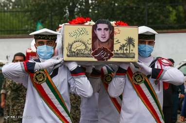 مراسم تشییع پیکر شهید «سید فاضل مدنی» و شهید «محمود حسرتی»