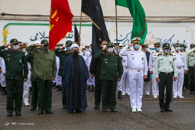 مراسم تشییع پیکر شهید «سید فاضل مدنی» و شهید «محمود حسرتی»